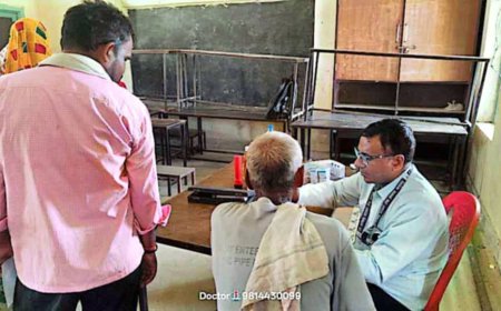 त्रिनेत्र मा.वि मधुनगरमा  निःशुल्क आँखा जाँच शिविर, १ हजार ५५ जना लाभान्वित