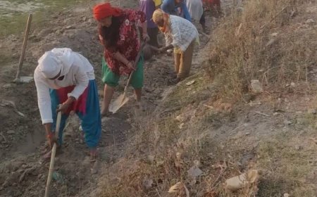 सुनपानीमा सरसफाइ कार्य सम्पन्न