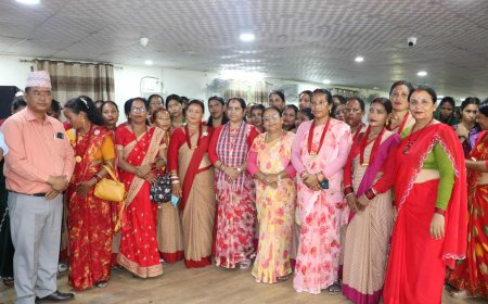 हरितालिका (तीज)को अवसरमा शुभकामना आदानप्रदान तथा तिज मिलन कार्यक्रम सम्पन्न 